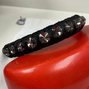 Silk Crystal Encrusted Headband Never Used